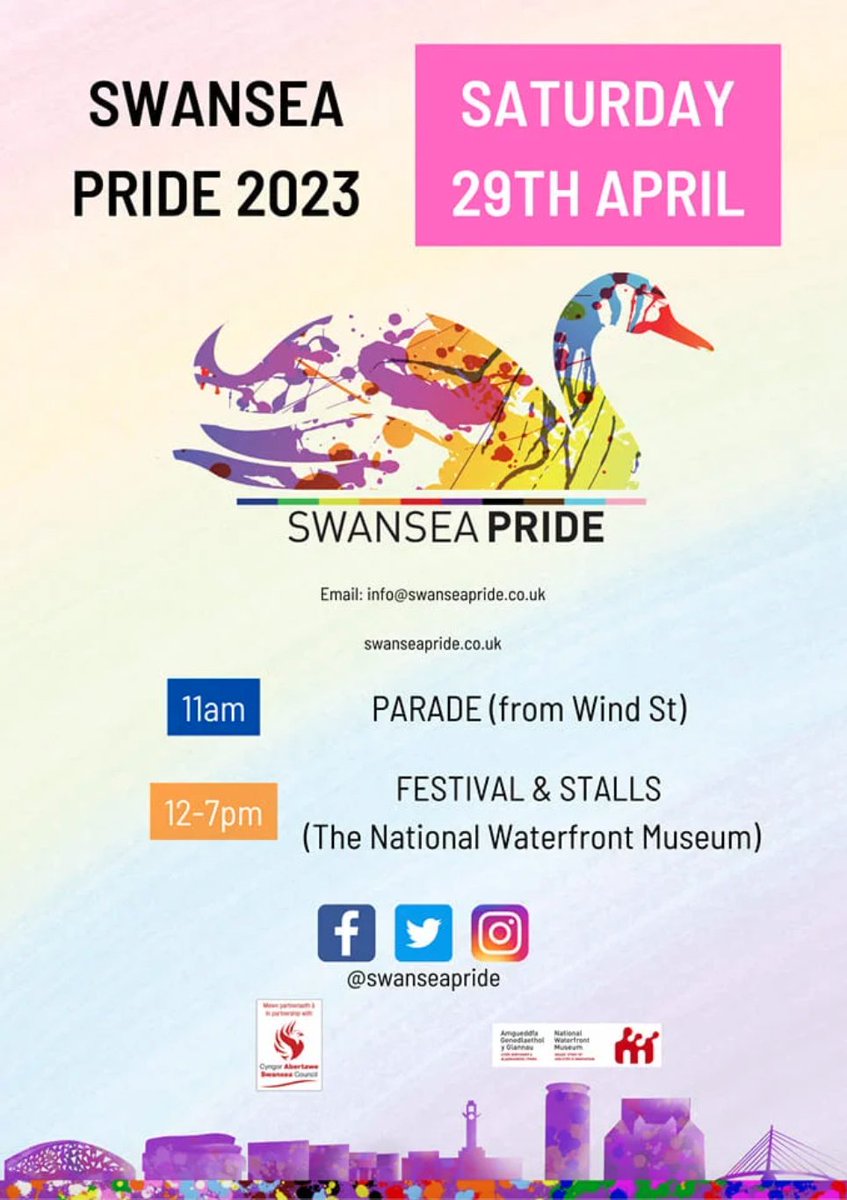 BigHeartSwansea's tweet image. Just in time for LGBTQ+ history month, Swansea Pride is returning on the 29th April! 😍

We can't wait for one of our favourite events of the year! 💃🥳

swanseapride.co.uk

#bigheartswansea #swanseapride #lgbtq #prideweekend #swansea #equality