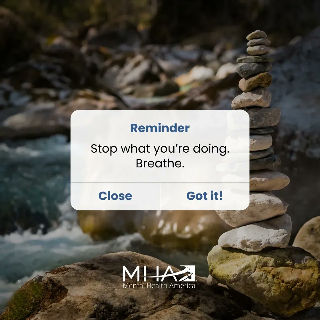 Did you know that #breathing exercises can lead to better #mentalhealth and reduce feelings of anxiety and depression? Take a moment as you’re reading this to focus on your breathing.

Learn more about the connection between breathing and mental health: bit.ly/3JI5pa8