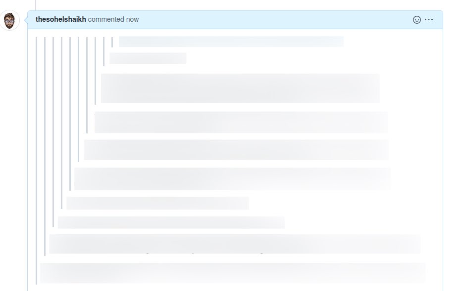 thesohelshaikh's tweet photo. @github Can we fix this already? This is not really how threads should work. @gitlab Does this very nicely if you need inspiration. https://t.co/rRRkVXQG3r