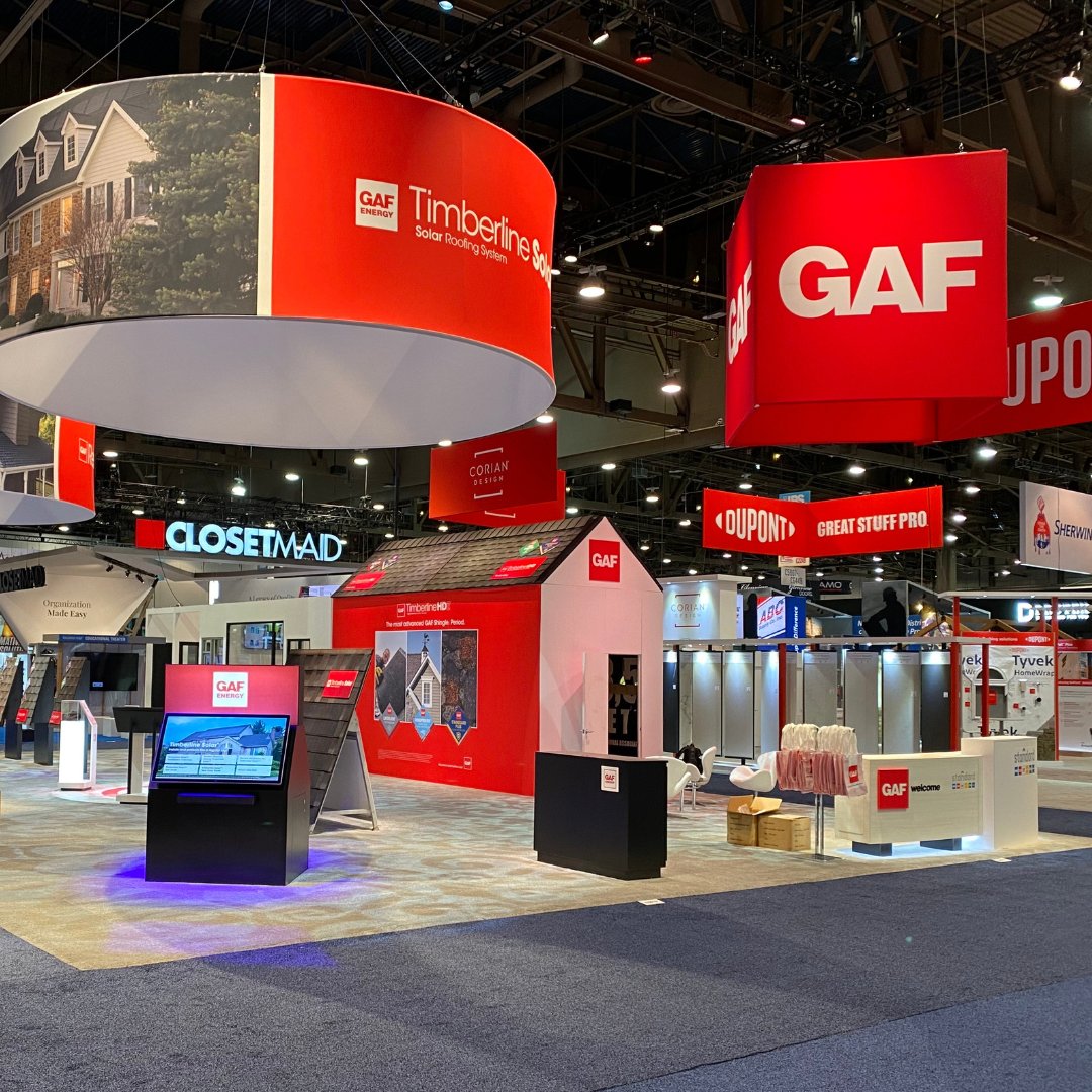 gafroofing's tweet image. Are you attending the 2023 @IntlBldrsShow? Be sure to stop by GAF’s booth #C5919 to learn all about our latest innovations, products, and programs. #IBS2023