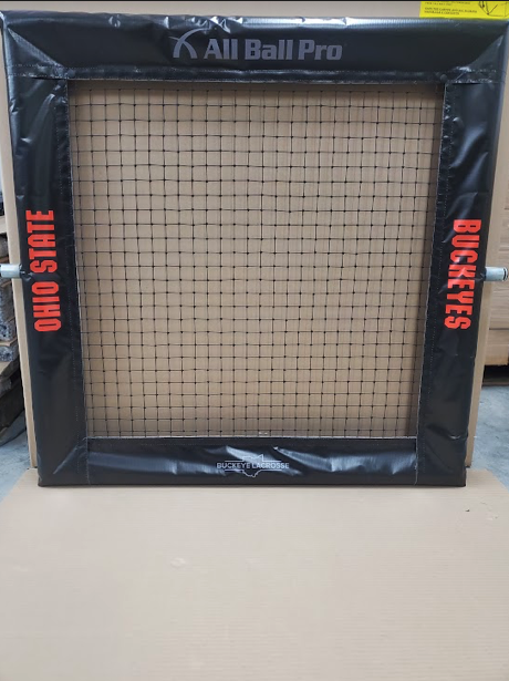 AllBall_Pro's tweet image. Custom unit for the Ohio State University Men's Lacrosse team!

#allballpro #customunit #madeinamerica #gamechanger #keeptraining #americanmade #usa #rebounder #lacrosse #buckeyes #OSU