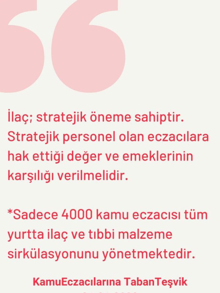 KamuEczacılarına TabanTeşvik <a href="/drfahrettinkoca/">Dr. Fahrettin Koca</a> <a href="/erolozvar/">Erol Özvar</a> <a href="/saglikbakanligi/">T.C. Sağlık Bakanlığı</a> <a href="/YuksekogretimK/">Yükseköğretim Kurulu (YÖK)</a>