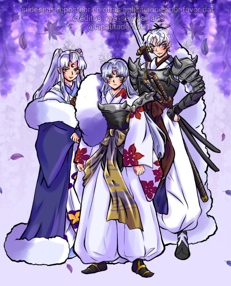 lapatitadeUwU1's tweet photo. Un coloreo de la linda familia de inu no taisho, Sesshomaru y inu no Kami ❤️ 

#sesshomaru #inunotaisho #inunokami #yashahime #princess #half #demon #hanyo #no #Yashahime #HanyoNoYashahime #art #recoloreo #shiina #manga #sessh https://t.co/JcXmjA1aGS