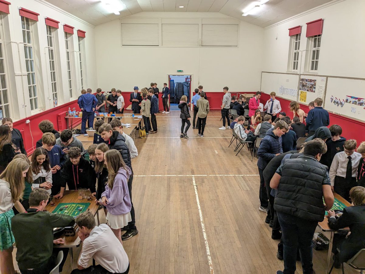 PinkPanthersESU's tweet photo. Casino night! This Monday the leaders set up their own casino for the Explorers. Poker, roulette and spoons were the games on offer, with some of the rules being a bit dodgy… We even had our own mocktail Well done to Francesco on winning.

The house always wins! https://t.co/WYEVWhK0S6
