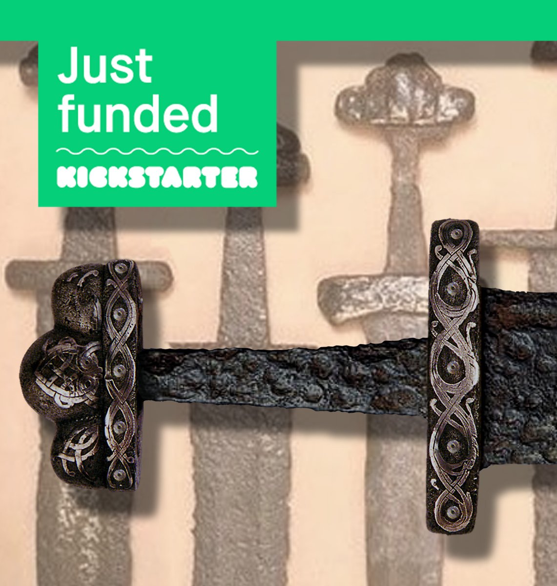 My new series of wall-mounted reliefs called "Viking Artifacts" launched on Kickstarter's MAKE100. They are sculpted, cast, and finished to look like Medieval artifacts hanging in a museum. Learn more at: kickstarter.com/projects/aricj… Campaign runs Jan 28 - Feb 27, 2023