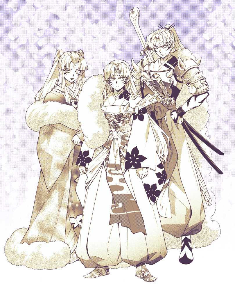 lapatitadeUwU1's tweet photo. Un coloreo de la linda familia de inu no taisho, Sesshomaru y inu no Kami ❤️ 

#sesshomaru #inunotaisho #inunokami #yashahime #princess #half #demon #hanyo #no #Yashahime #HanyoNoYashahime #art #recoloreo #shiina #manga #sessh https://t.co/JcXmjA1aGS