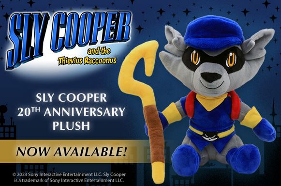 Sly Cooper 20th Anniversary Plush