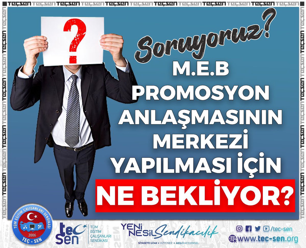 #mebpromosyon anlaşmasını Bakanlık Merkez Teşkilatı için Yapıyor. Taşra’da Görev Yapan 1.200.000 Personel İçin Kılını Kıpırdatmıyor.<a href="/tcmeb/">Millî Eğitim Bakanlığı</a>