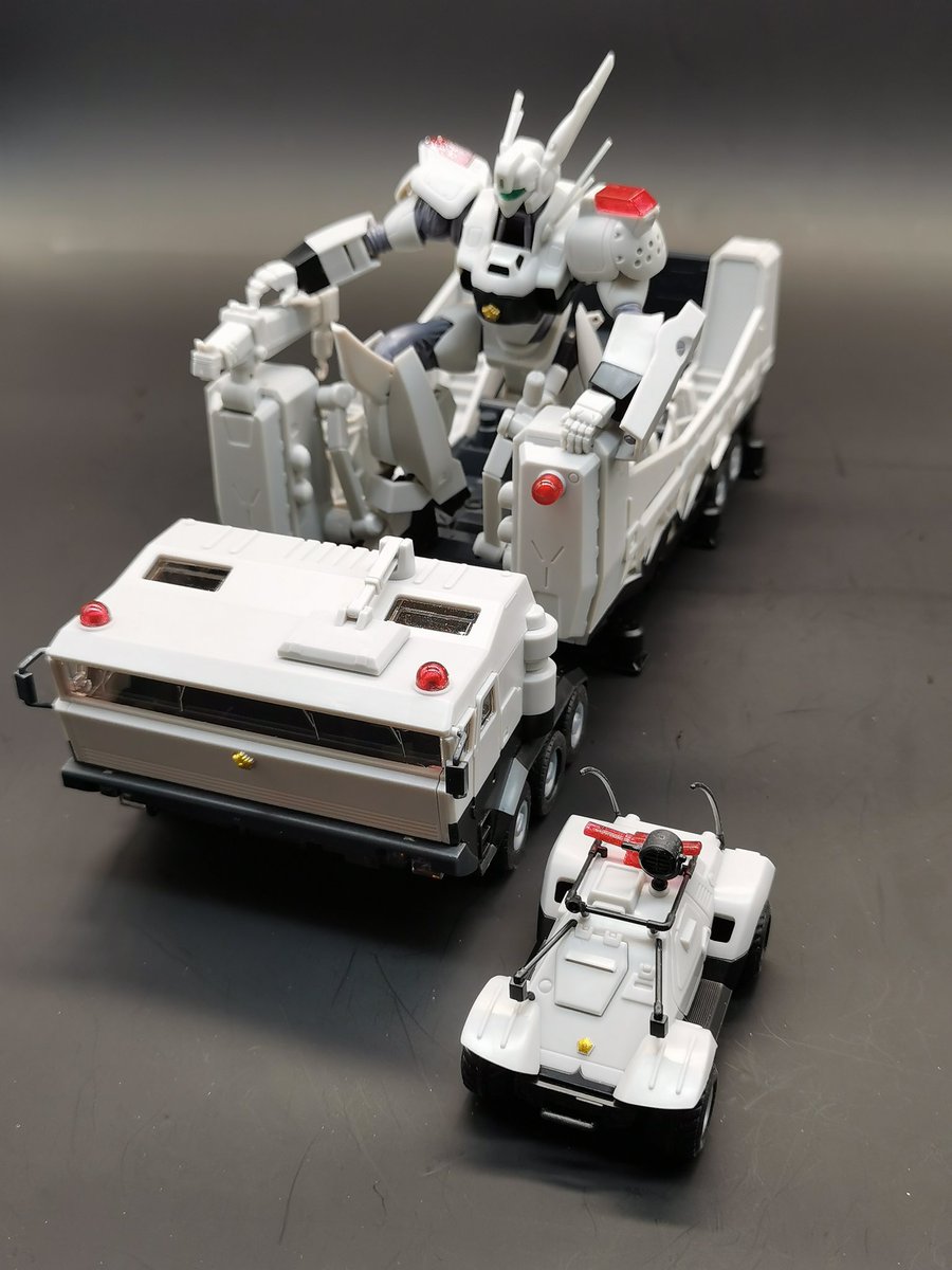 Steven_Patlabor's tweet image. Goodsmile 1/60 Patlabor Type 99 Special Labor Carrier, nice model kit and have fun with Ingram 
#goodsmile #patlabor #type99