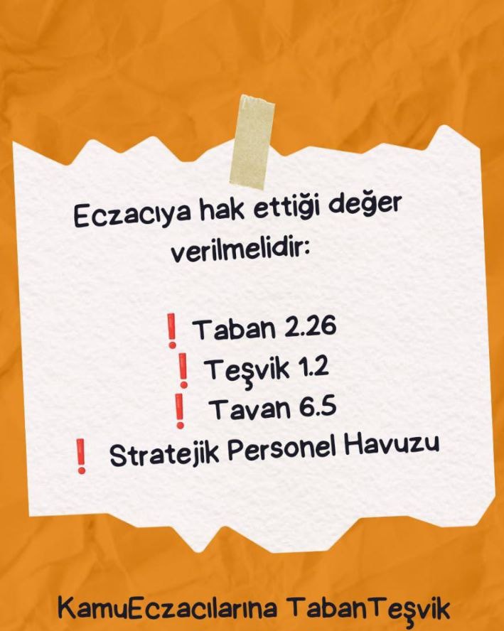 KamuEczacılarına TabanTeşvik