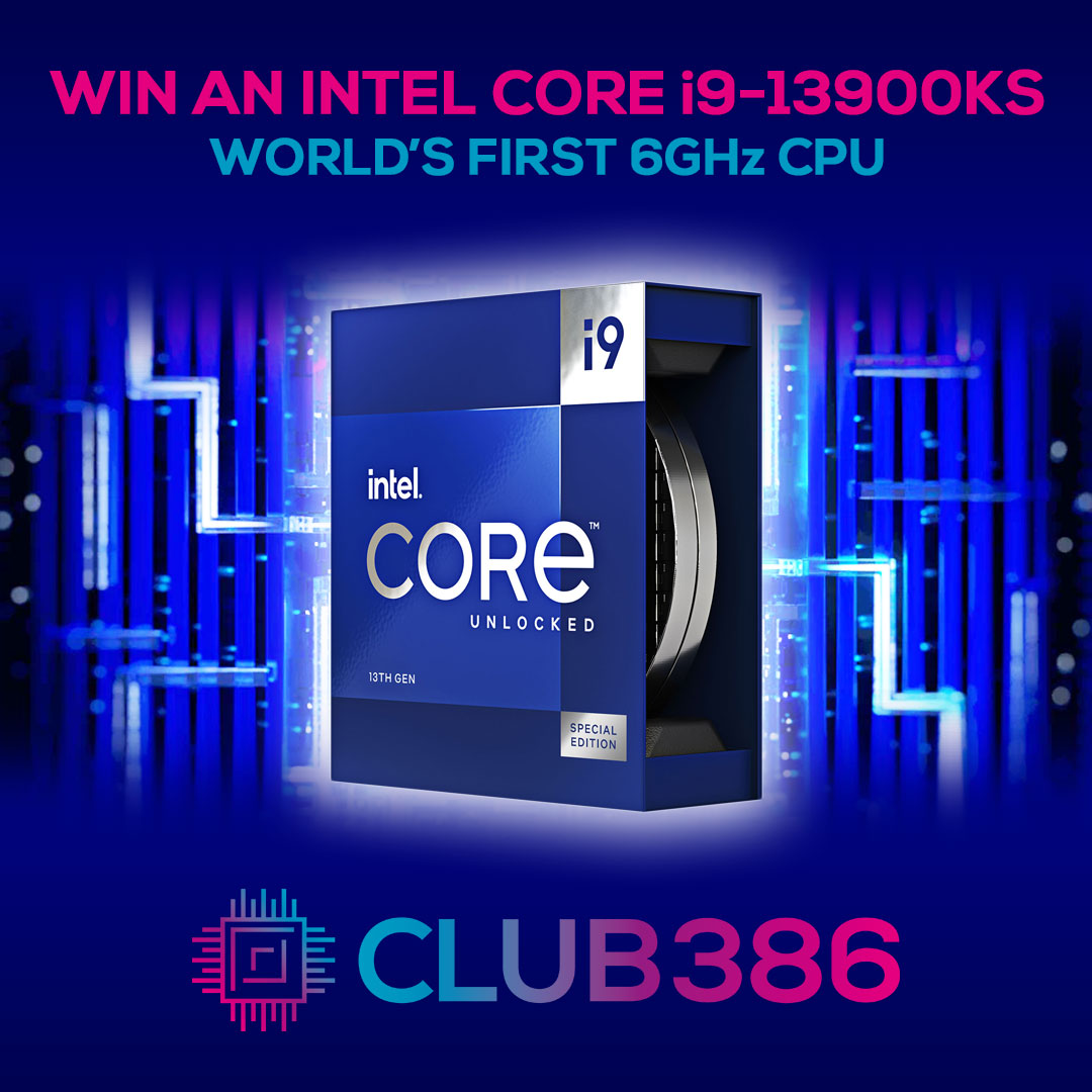 theclub386's tweet photo. 🎇🌟 #GIVEAWAY 🌟🎇

Think you can handle 6GHz? @theclub386 &amp; @IntelUK are giving you the chance to #WIN an incredible Core i9-13900KS processor! 🤩

#Competition open worldwide 🌍, ends 23:59 GMT 28/02.

Like, RT and claim your free entries today! 🤞 https://t.co/tsdQ78HVKI https://t.co/URzOmW6LCl