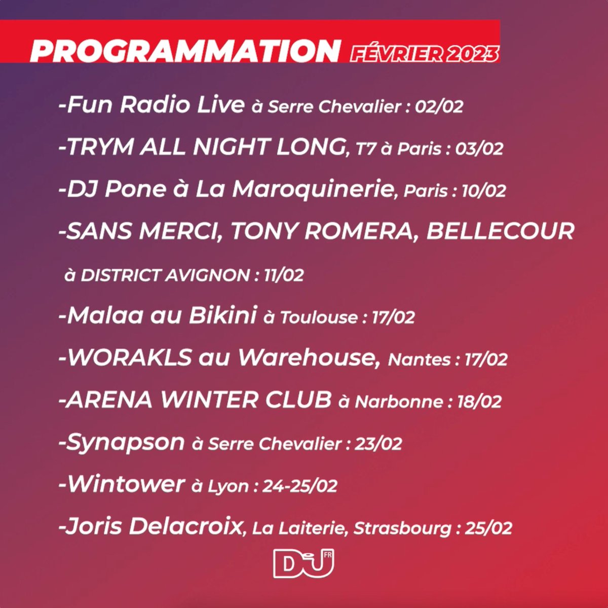 djmagFR's tweet photo. Programme sympathique à venir pour l’équipe de DJ MAG ! 
On se voit où ? 🥳 https://t.co/efcmSFkW00