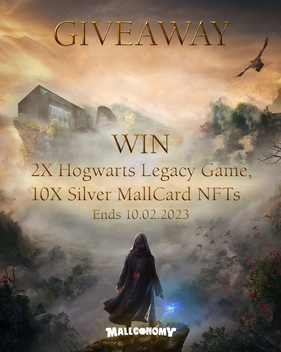 mallconomy's tweet photo. 🚨#Giveaway alert! 🚨

Fancy winning a copy of 🧙#HarryPotter #Hogwartslegacy?

We've got 2 PC games and 10 Silver NFTs to give away!

Rules:
✅Like&amp;RT
✅Follow us
✅Tag 3 frens
✅ Join the MallStar App to get your prize 👇 https://t.co/NhoGeEsfyP

Ends 10/2/23

#NFTGiveaway #win https://t.co/jpAaYxpiS9
