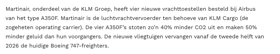 KL0671's tweet photo. 40% minder CO2 uitstoot, 50% minder geluid... https://t.co/IaxPOpSTWu https://t.co/PcjlkZ14Wa