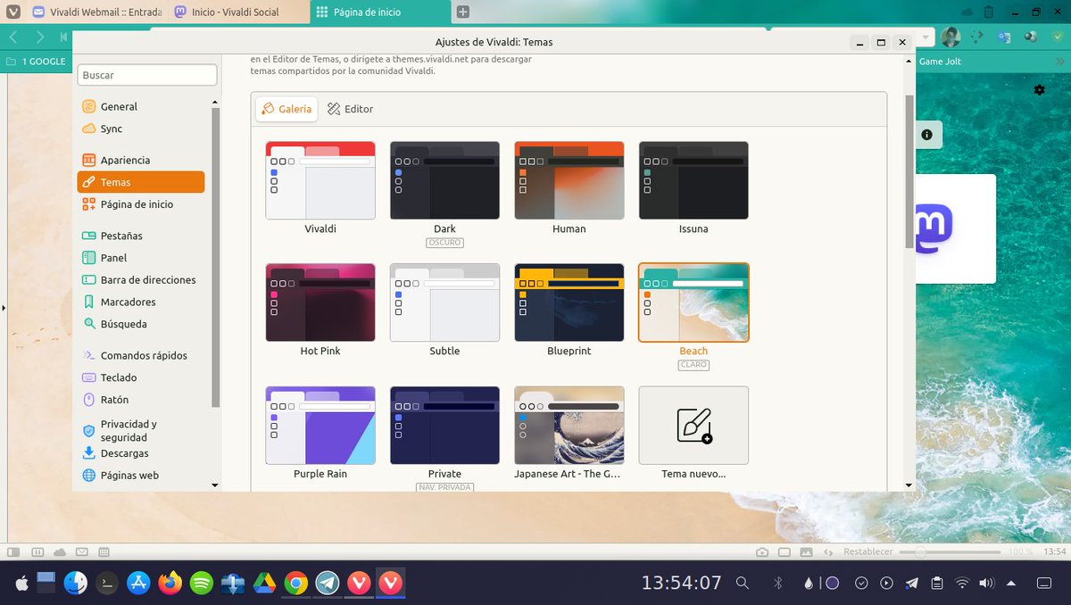 FedeDragons23's tweet image. legionlinux.blogspot.com/2023/01/vivald… navegador web anti rastreo , bloqueador de anuncios , propio correo integrado y mastodon. #Linux  #MacoSx #Windows  #android  #privacidad
