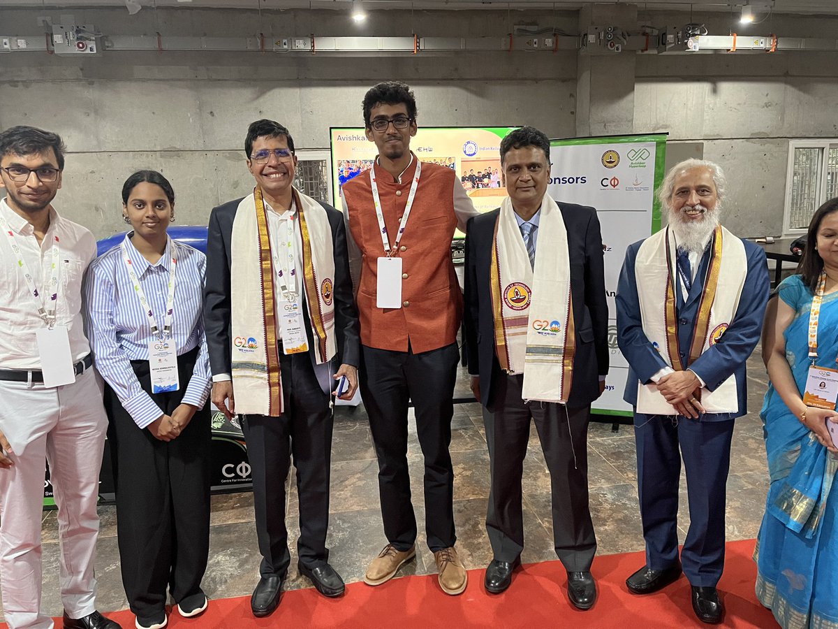 ShridSuresh's tweet photo. Had a great session interacting with the many delegates of @g20org. Was an engaging seminar on education here at @iitmadras and @iitm_respark https://t.co/nciYR0ri9p