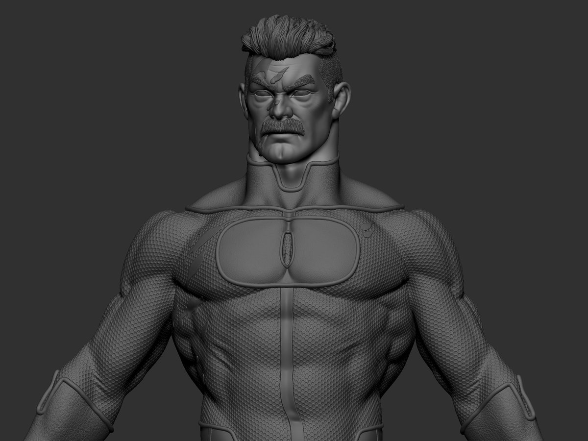 bektion05's tweet photo. Hello Guys! Finally, I finished the Omni-Man sculpture, a Fan-art I made in my spare time, I hope you like it!
_
Sculpted in @pixologic
Rendered in @marmosetco
-
#omniman #omnimanfanart #invincible #3dsculpt #3dsculpture #3dprintablemodels #3dprinting #3dcharacter https://t.co/9mjE0jqGyW