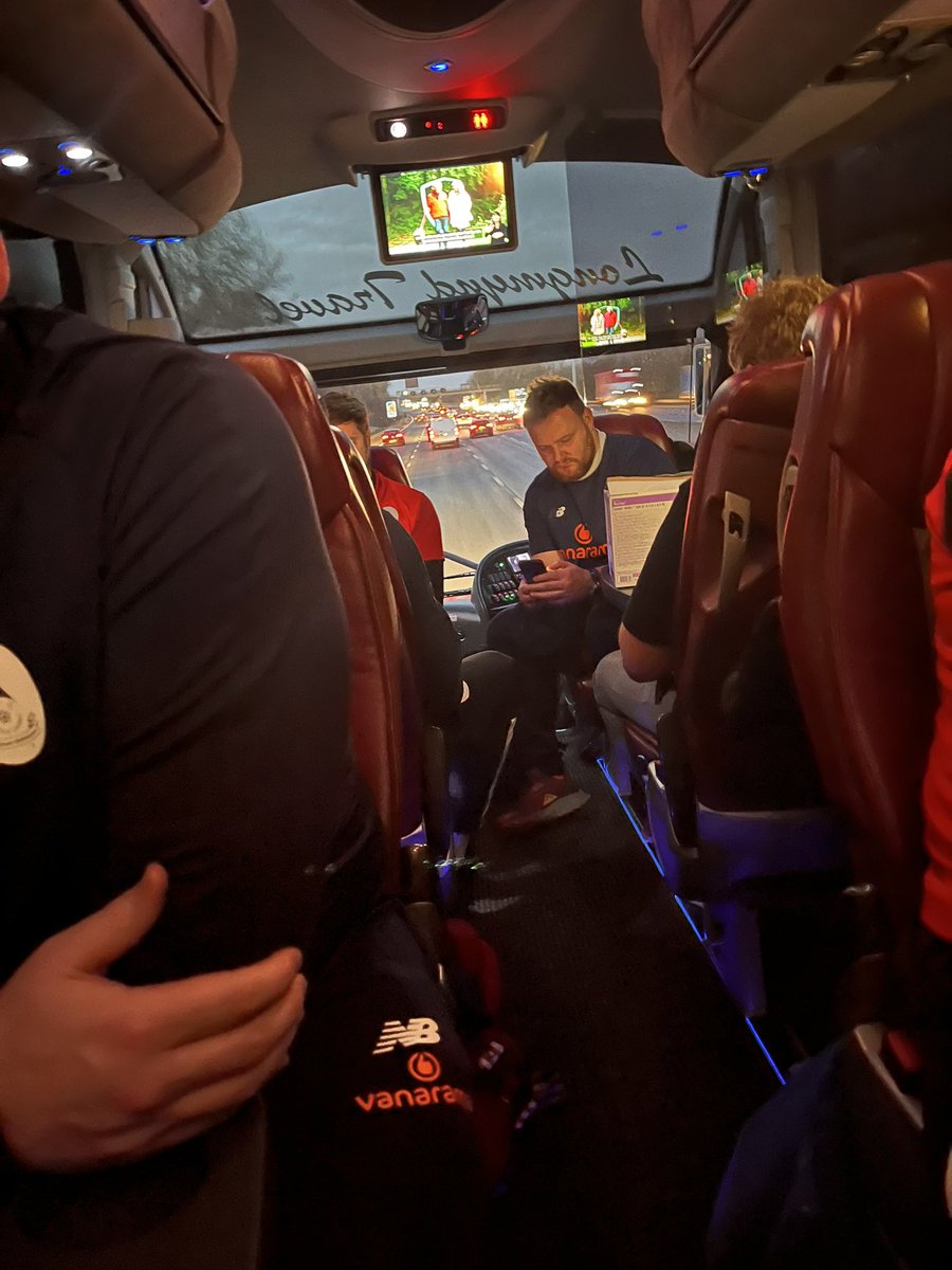 MellingsPaul's tweet photo. Love a midweek away game on the coach, big game tonight. Positive feeling @telfordutd #midweekgame ask https://t.co/umBMlToVH7