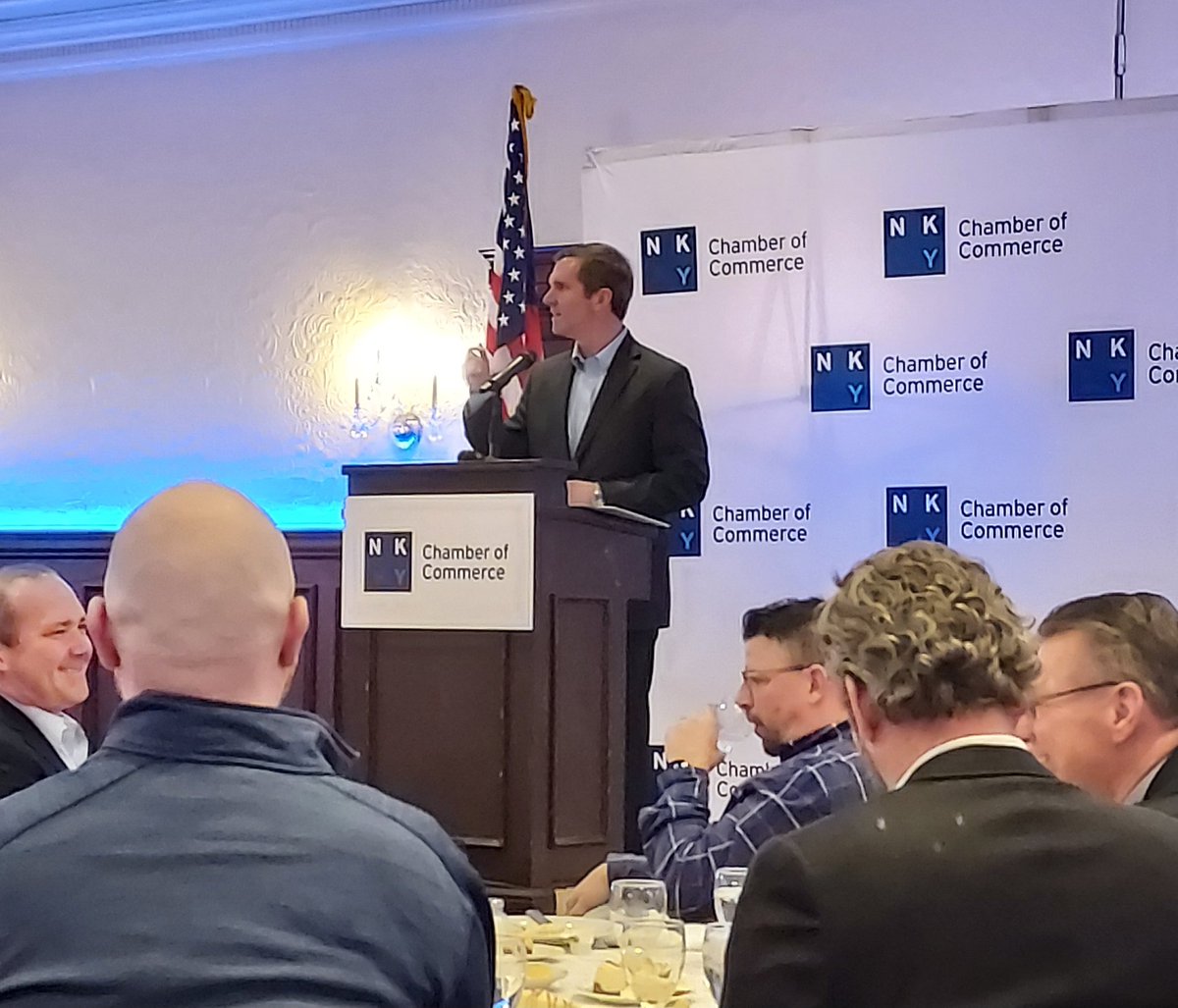 NancySpiveyNKY's tweet photo. Great to see our Governor visiting NKY today. @GovAndyBeshear @nkychamber #governmentforum https://t.co/TnhqztiTJQ
