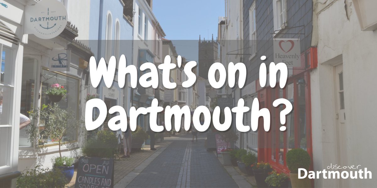 Here in Dartmouth we have a whole range of exciting events happening throughout the year! From regattas and live music to fabulous food festivals there's something for everyone to enjoy here! 🕺⛵️🎭 Discover what's on in Dartmouth here: discoverdartmouth.com/whats-on/view-…