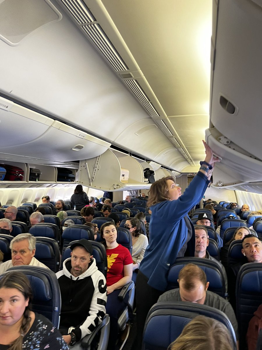 So frustrating when overzealous <a href="/united/">United Airlines</a> staff make you check a bag when there is still plenty of bin space available.  I know you are just trying to load the plane but this has a big impact on the efficiency of air travel for business.