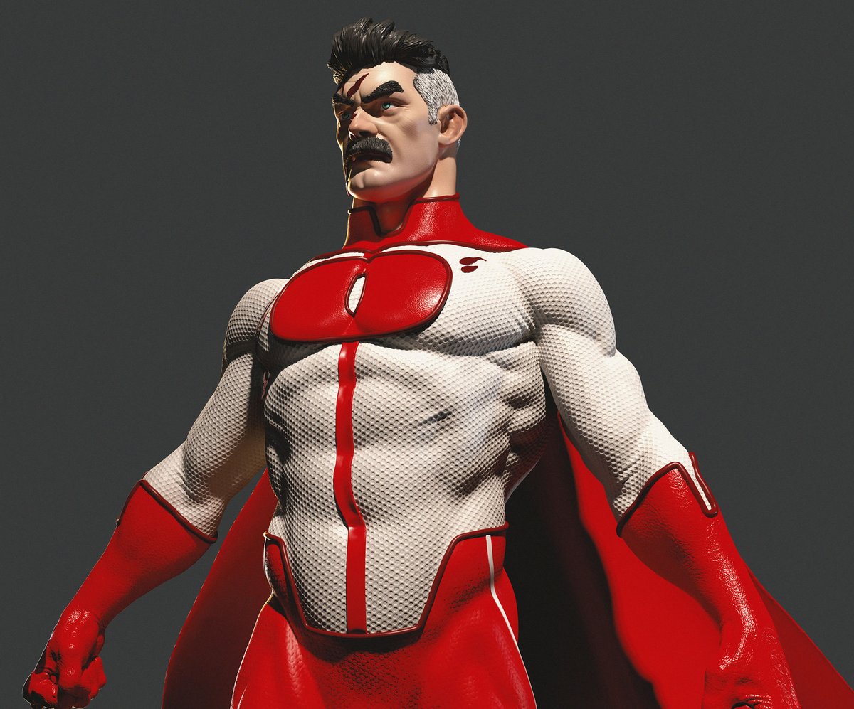 bektion05's tweet photo. Hello Guys! Finally, I finished the Omni-Man sculpture, a Fan-art I made in my spare time, I hope you like it!
_
Sculpted in @pixologic
Rendered in @marmosetco
-
#omniman #omnimanfanart #invincible #3dsculpt #3dsculpture #3dprintablemodels #3dprinting #3dcharacter https://t.co/9mjE0jqGyW