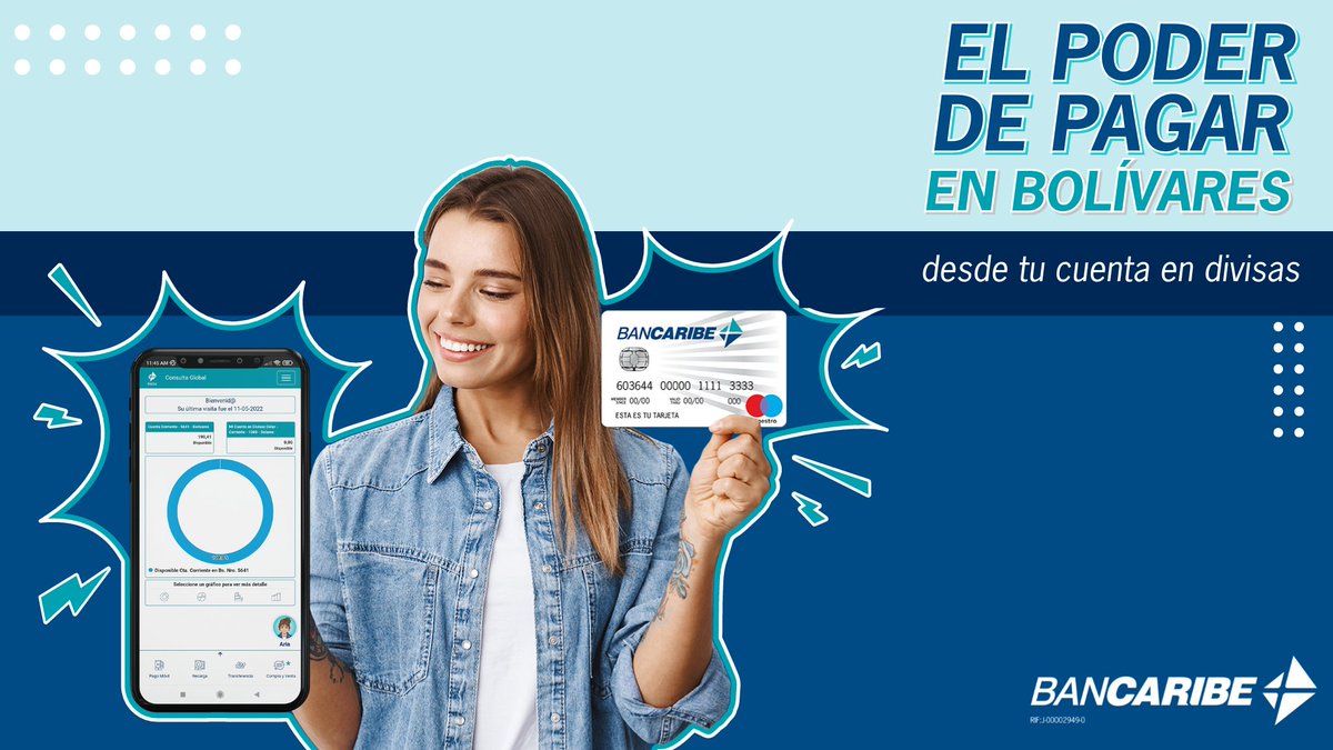 Dmercadeo's tweet photo. Bancaribe mejora la experiencia del cliente en el uso de sus productos de moneda extranjera https://t.co/GAkrUJaHNt https://t.co/zR8E2nKZdl
