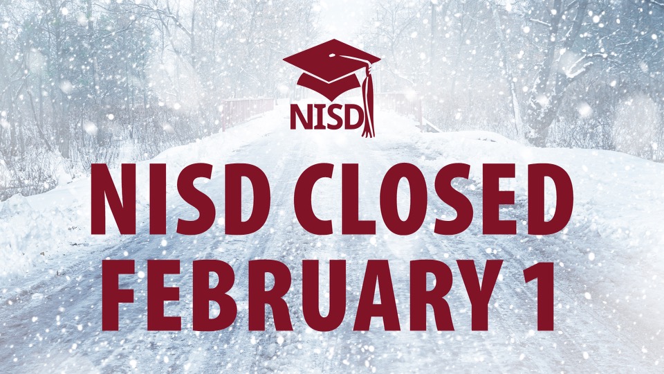 All Northwest ISD schools and facilities will remain closed Wednesday, February 1, as a result of continued inclement weather and icy roadways. 

Please stay safe, everyone!