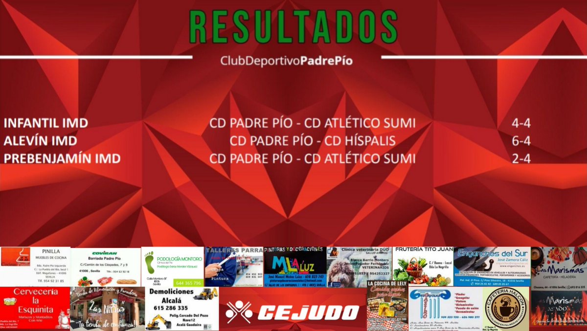 📋📈 ¡Resultados de este fin de semana para los nuestros! 🙌🏻

#OrgulloDeBarrio♥️