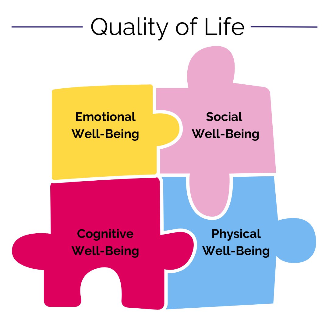 Focusing on QOL Domains gives older adults the best quality of life possible!