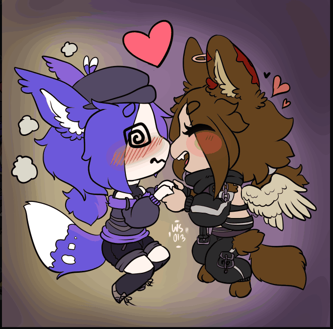 Angel_LupixVT's tweet photo. This format is ehhh but its done
if anyones interested itd be in a properly looping gif format, $55
ft @dragonwaffles35 and I
#DrawgonWaffles https://t.co/OT8qOuyLMn