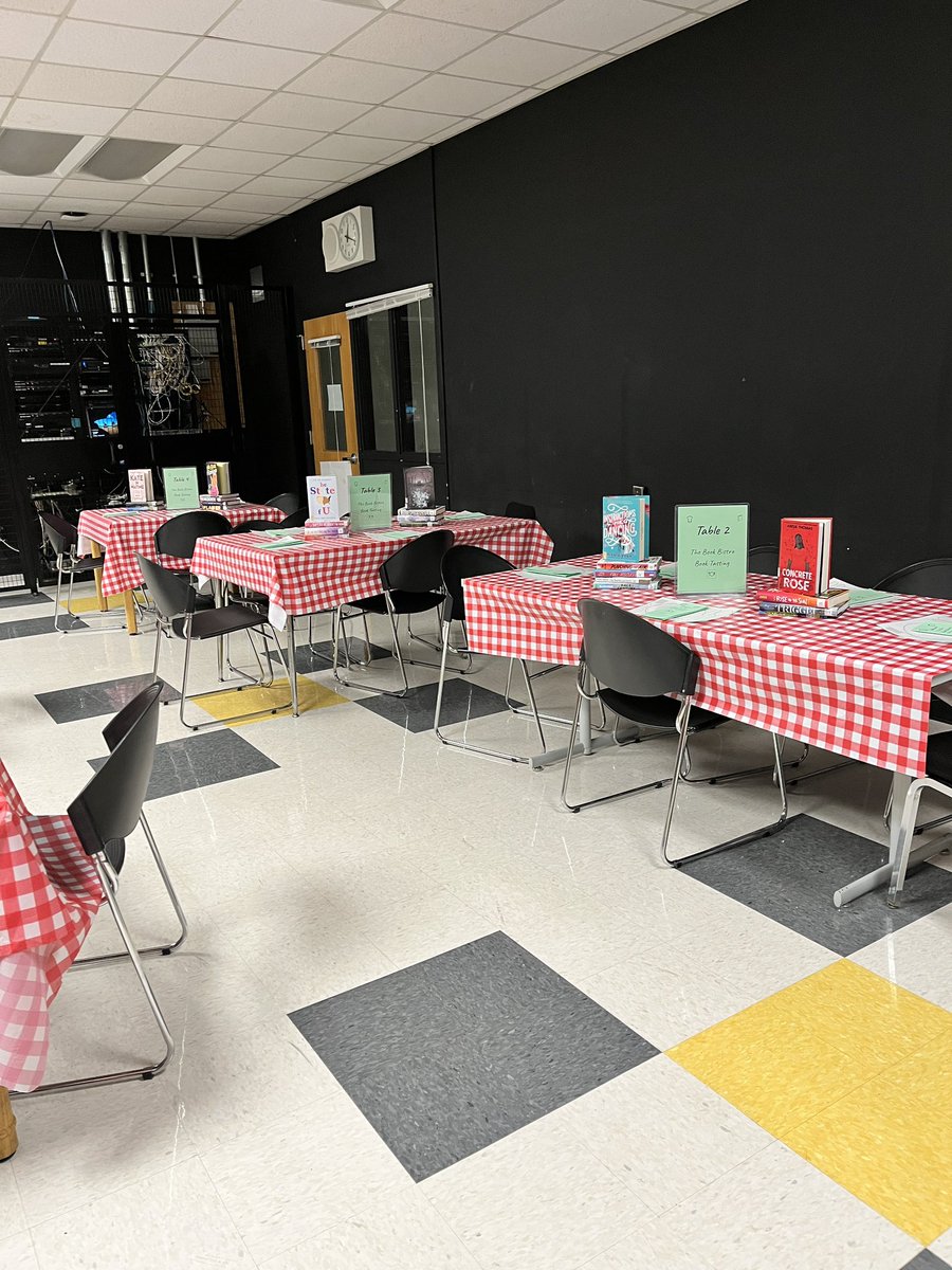 Another day, another book tasting! Why do book tastings? It lets students really look at a wide variety of books and choose one that interests them. Too often students grab something that looks short or “easy” instead of one that will hold their interest #cultureofreading