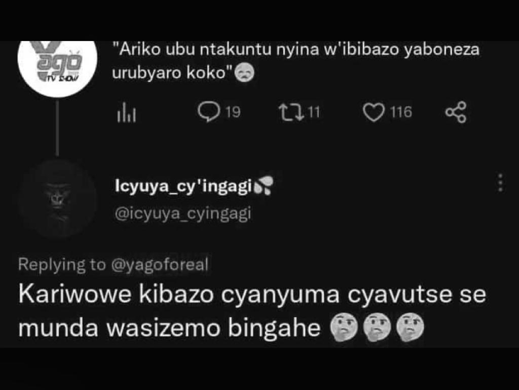 Ese ibiciro biri hanze aha nibyo byabarakaje😭😭😭