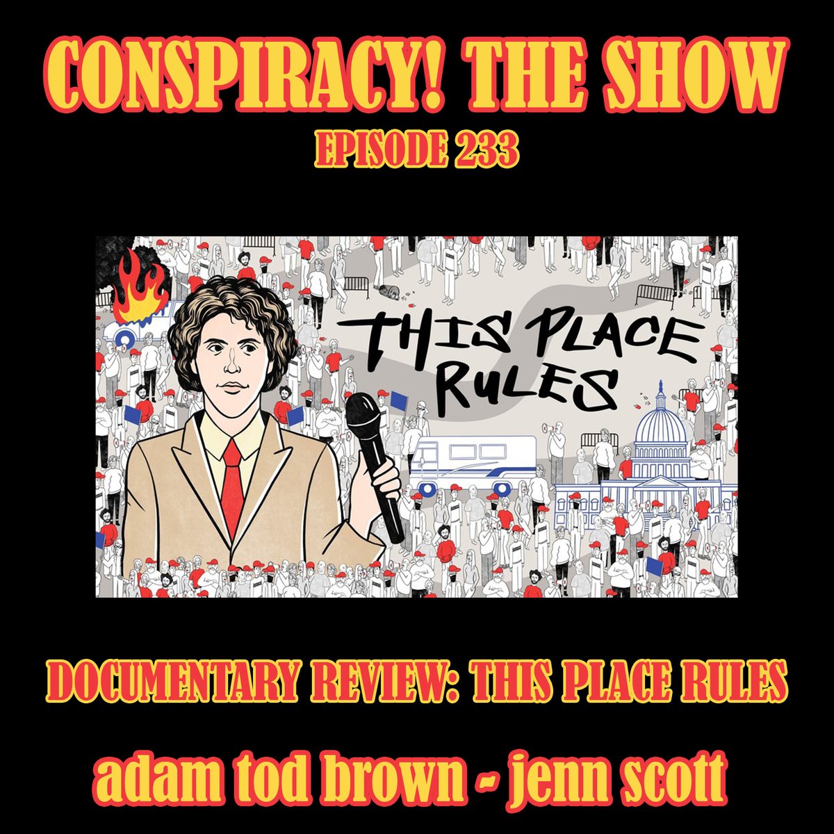 New episode up now! @adamtodbrown and special guest @meatjenn discuss the HBO documentary This Place Rules and the allegations surrounding the guy who made it. Listen at anchor.fm/conspiracythes… or wherever else podcasts are at!