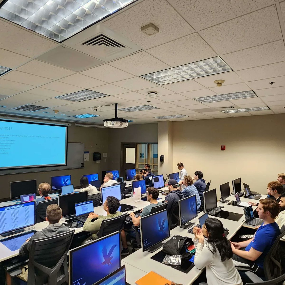 RAERrobotics's tweet image. The #RAER semester is in full swing here at #embryriddledaytona! Teams are making progress on their projects and we&apos;ve started a new one of our own. To help our members build up their skills for the workplace we have begun having workshops. This weekend we tackled ROS programming