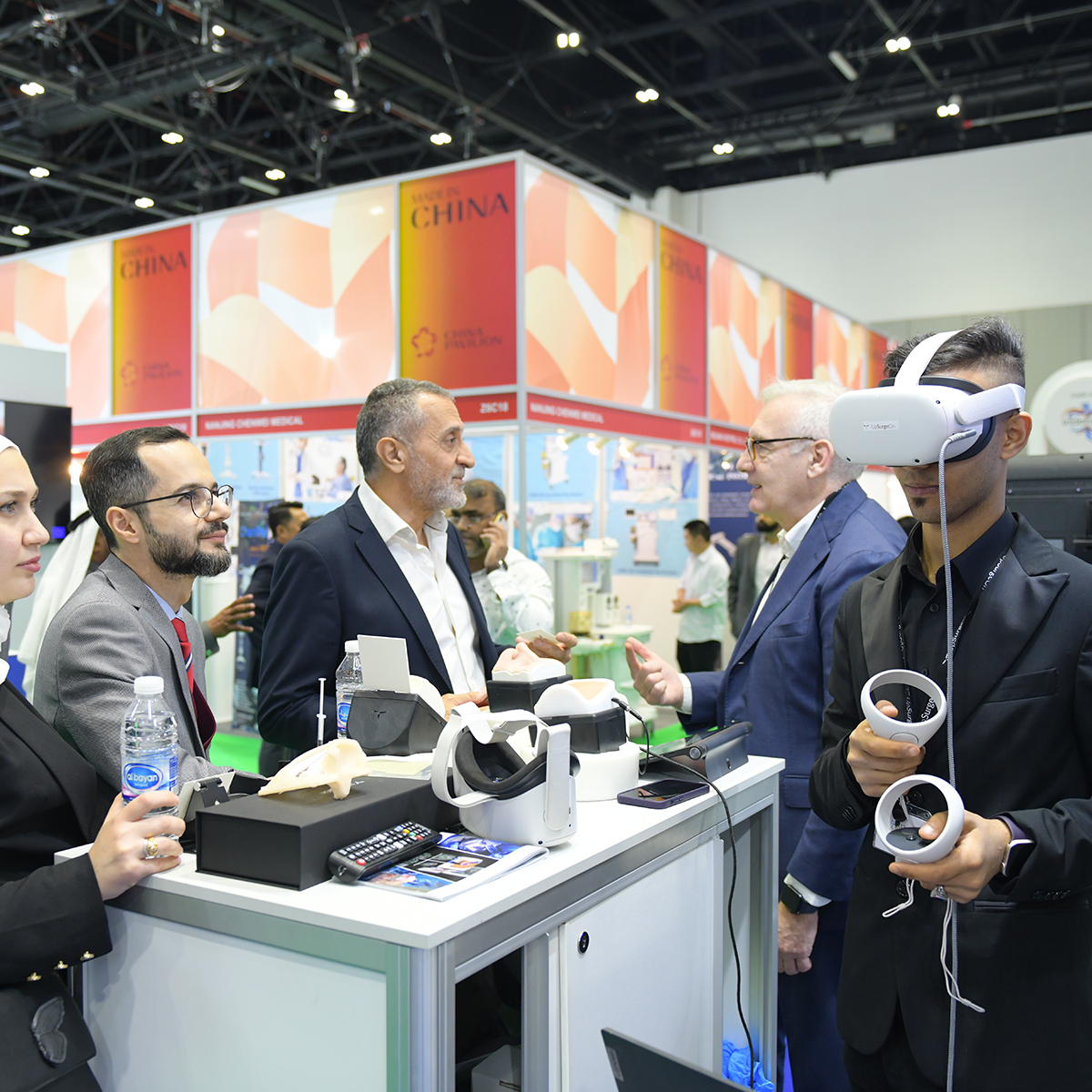 upsurgeon's tweet image. Arab Health 2023 | Day 2
Sharing with you highlights from the European Pavillion. So much enthusiasm of the participants for our technologies.
Thank you to all, come by if you are in Dubai!
#arabhealth #neurosurgery #simulationtech #mededucation #medtech #technology