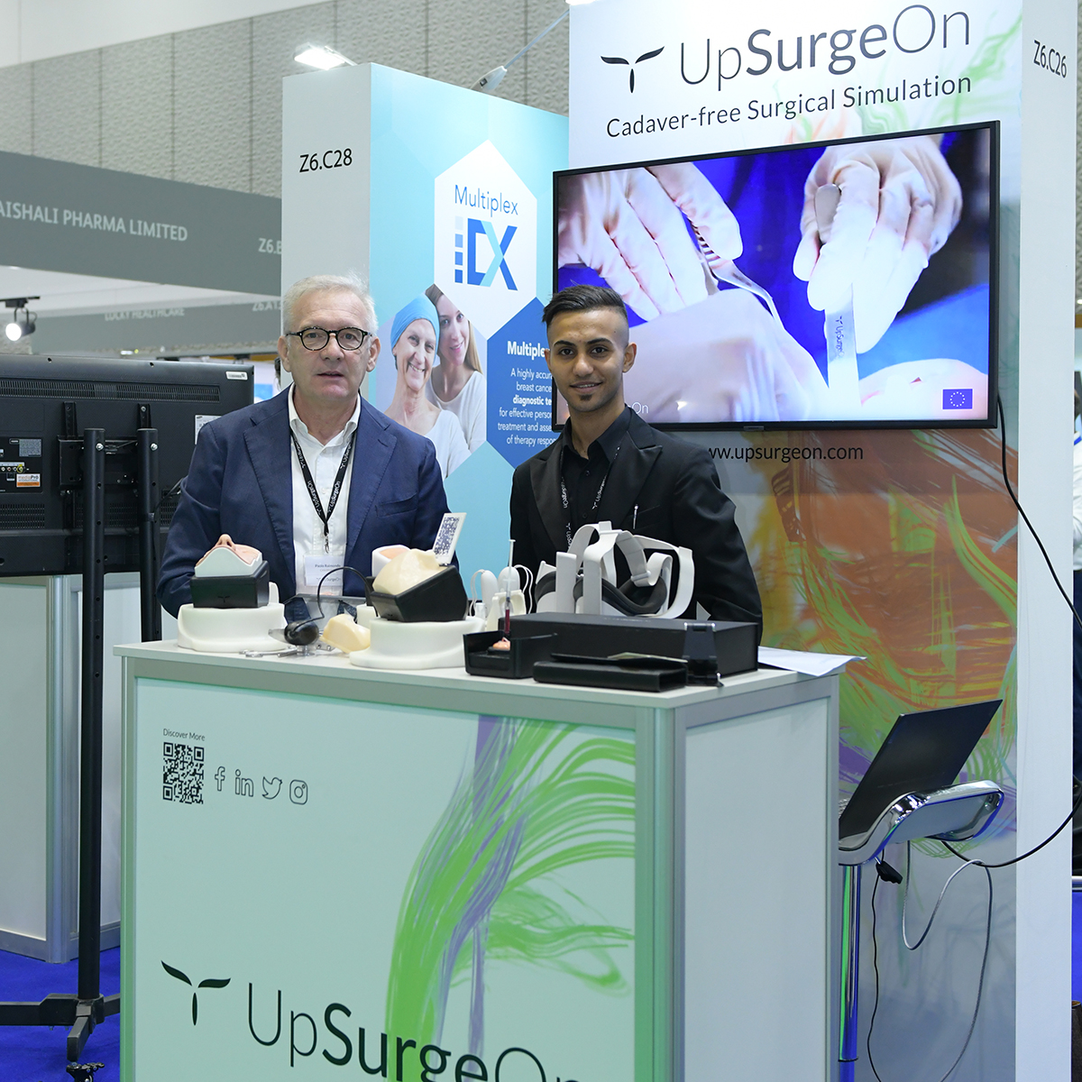 upsurgeon's tweet image. Arab Health 2023 | Day 2
Sharing with you highlights from the European Pavillion. So much enthusiasm of the participants for our technologies.
Thank you to all, come by if you are in Dubai!
#arabhealth #neurosurgery #simulationtech #mededucation #medtech #technology