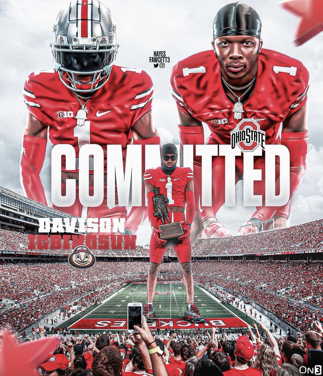 BarstoolOSU's tweet photo. BOOM! Ohio State Lands CB Davison Igbinosun from Ole Miss 🔥🔒@DaveIgbinosun @Hayesfawcett3 https://t.co/wC9K70z6A1