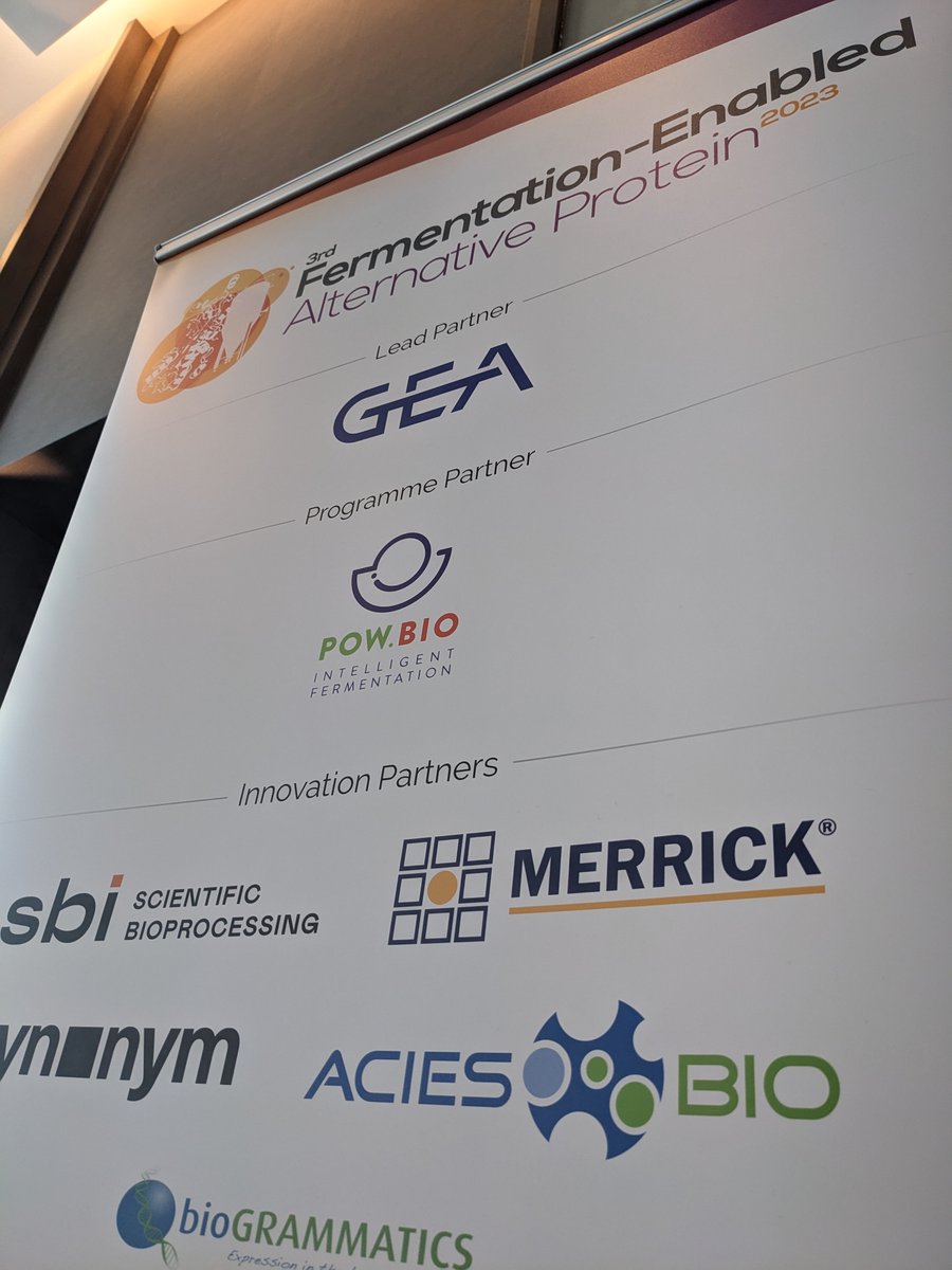 MKavscek's tweet image. Starting the @REF_AltProteins conference at SF. I will present @AciesBio and our #SmartRoute platform for fermentation enabled protein and lipids ond day 2 of the conference.