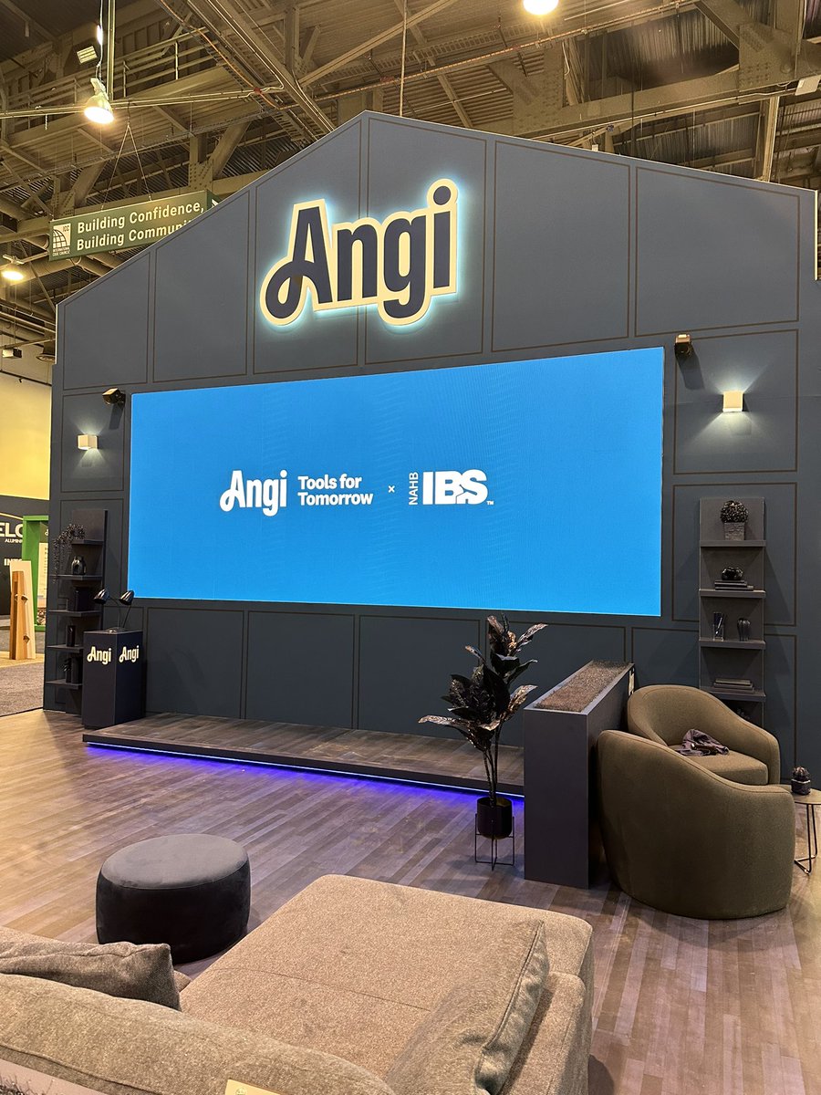 angi_home's tweet photo. Good morning from the @IntlBldrsShow in Las Vegas! Visit us at Booth C6716 in Central Hall and play our in-booth scavenger hunt at for a chance to win $1,500 daily. #toolsfortomorrow https://t.co/3Wn6vttkbr