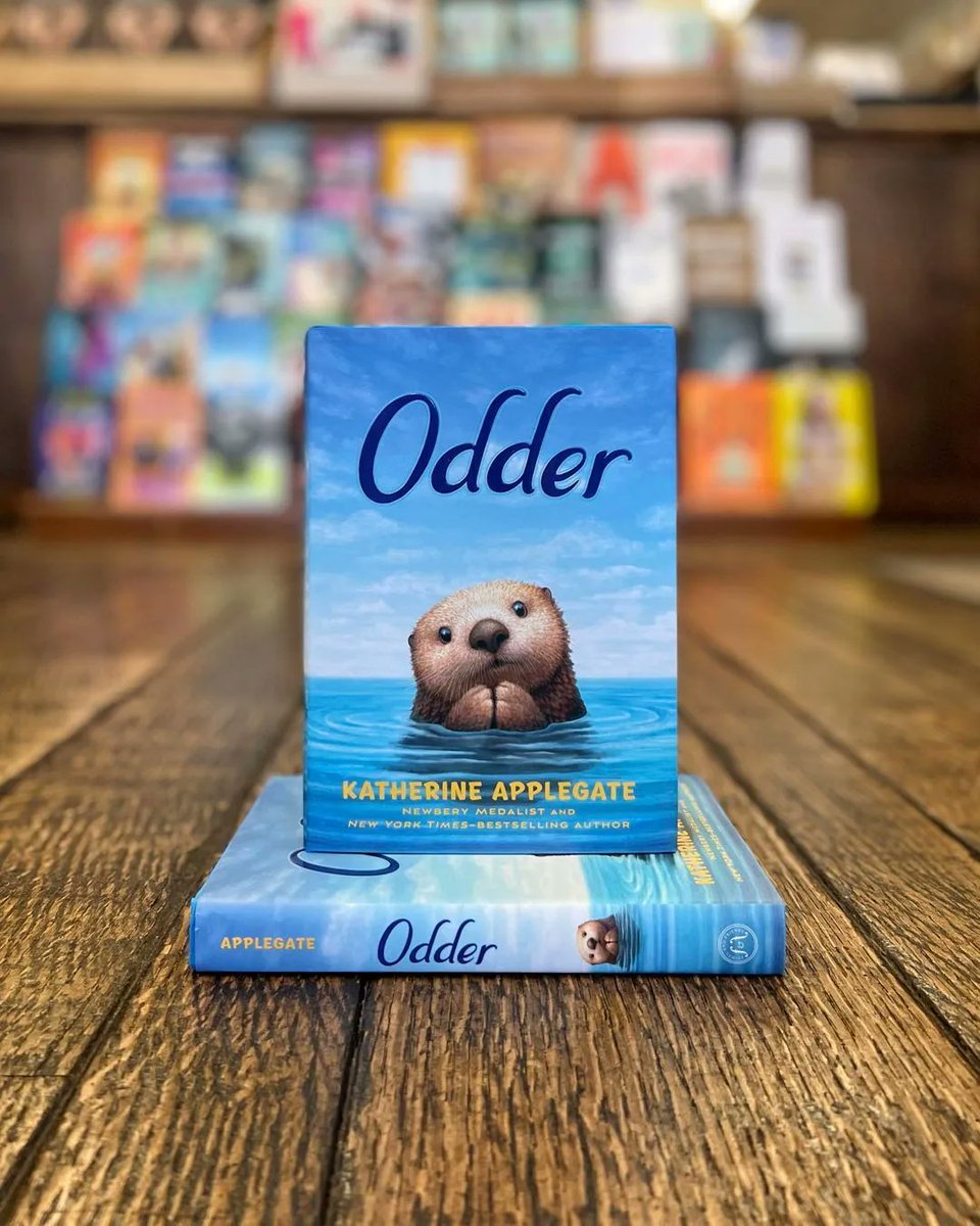 Katherine Applegate (kaaauthor.bsky.social) (@kaaauthor) on Twitter photo Book giveaway! 💙🦦
I'm giving away five signed copies of my newest #mglit novel, #Odder. RT and follow me for a chance to win one. Tag your otter half for a bonus entry.
I'll choose and notify 5 random winners on February 2 at 2 PM PT. #mglit <a href="/MacKidsBooks/">MacKids Books</a> Book giveaway! 💙🦦
I'm giving away five signed copies of my newest #mglit novel, #Odder. RT and follow me for a chance to win one. Tag your otter half for a bonus entry.
I'll choose and notify 5 random winners on February 2 at 2 PM PT. #mglit <a href="/MacKidsBooks/">MacKids Books</a>