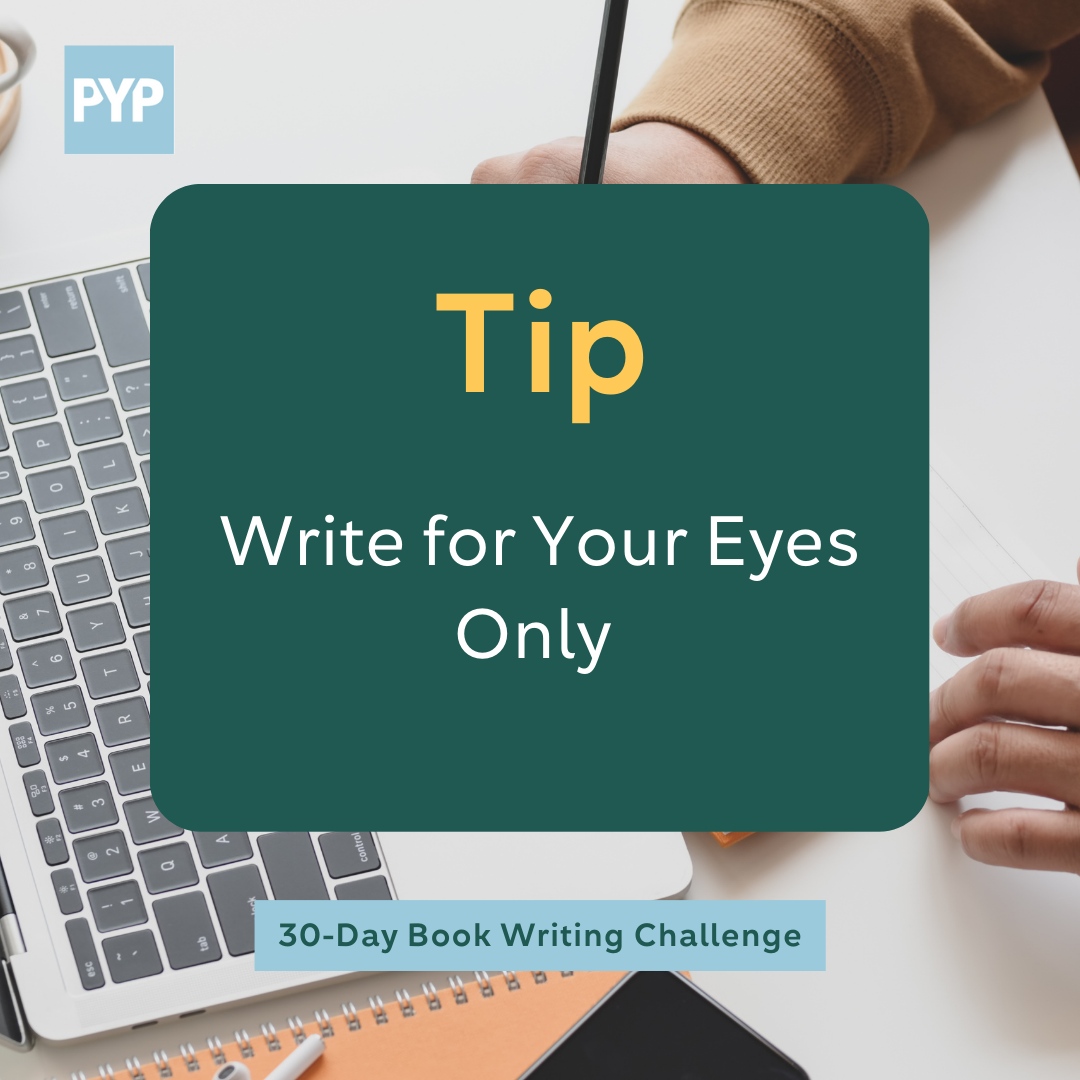 Exposing yourself through your writing is scary, but a first draft is not what will eventually be published. Readers want to connect with authors, and the raw material must be written before refining a final product. Find the balance in your writing with: publishyourpurpose.com/30-day-book-wr…