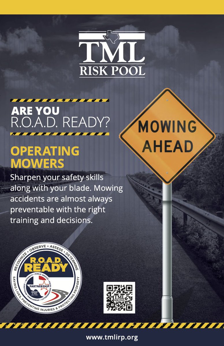 TML_RiskPool's tweet image. Sharpen your mowing safety skills along with your blade. Mowing accidents are almost always preventable with the right training and decisions. Get safer at hubs.ly/Q01xxZjJ0 and #BeROADReady 🚗