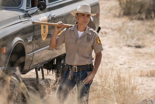 NMFilmOffice's tweet photo. “Dark Winds” is back for Season 2 🎥
Currently filming in #SantaFe & #TesuquePueblo the series follows Lieutenant Leaphorn & Deputy Chee as they uncovercrimes and mysteries.
This series employs over 300 local cast and crew 📺
Season 1 now streaming on @AMC_TV
#filmedinNM https://t.co/yCVvB8CAD1