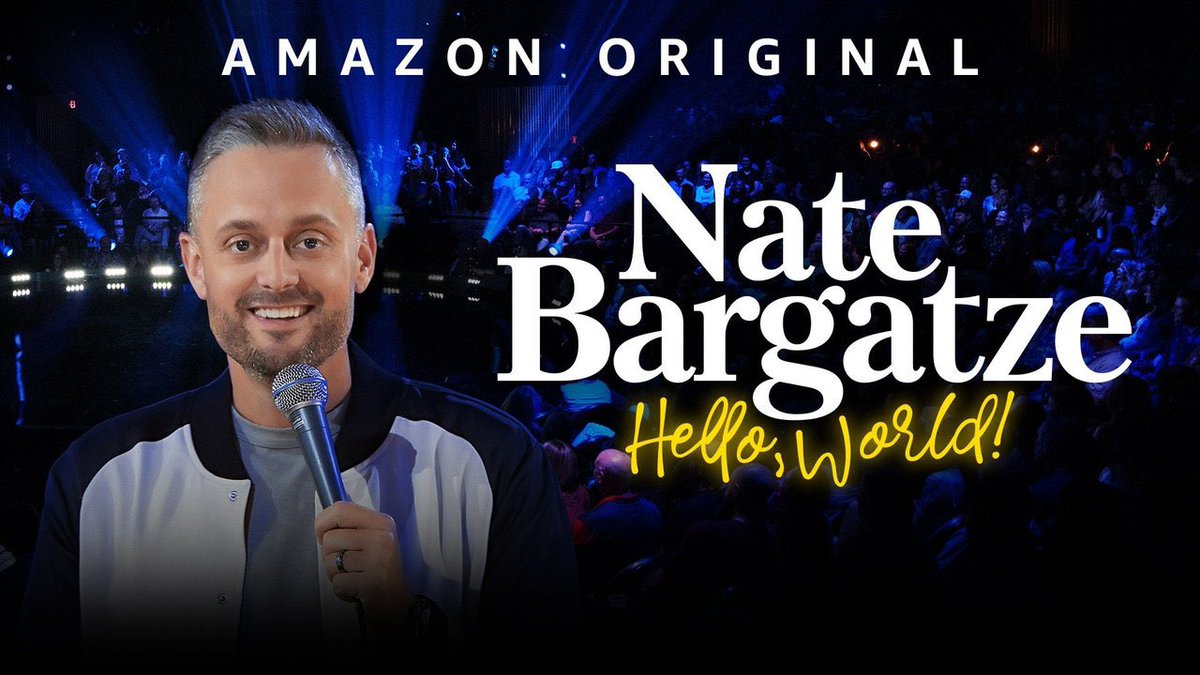 Well I’m hurt and might not make it to the @NashComedyFest, but @natebargatze’s comedy special currently @PrimeVideo will get me thru. #funny #fun #happy #Like
