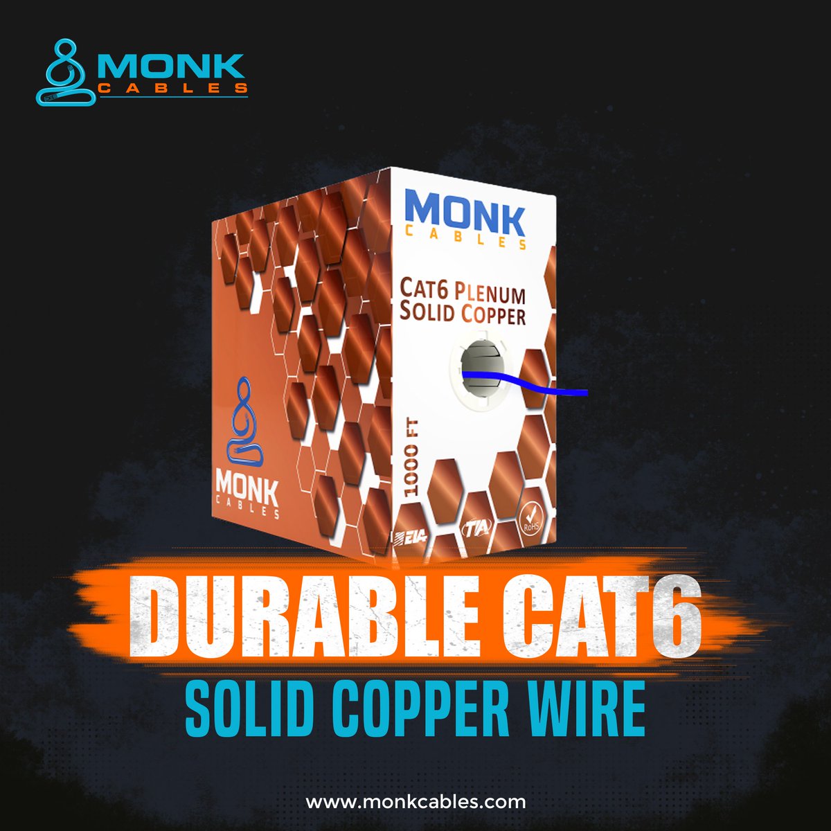 MonkCables's tweet image. Looking for a durable and reliable cable for your networking setup?  
🖱Click &amp;amp; Order Now monkcables.com/.../bulk-cat6-…...
☎ 1-914 979 1239
#networkcabling #cat6cable #cablemanagement #cat6acabling #datacentre  #cat6 #networkcable #lancabling #cabling #structuredcabling #NYC #usa