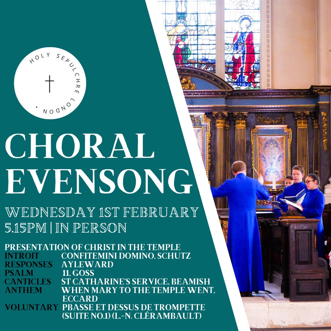 Tomorrow's Choral Evensong music list, all welcome at our in person service at 5.15pm. You may even get a glass of vino afterwards!
#choralevensong #choral #choralmusic #choirofholysepulchre #choir #holysepulchre #nationalmusicianschurch #london #londonchurch #allwelcome