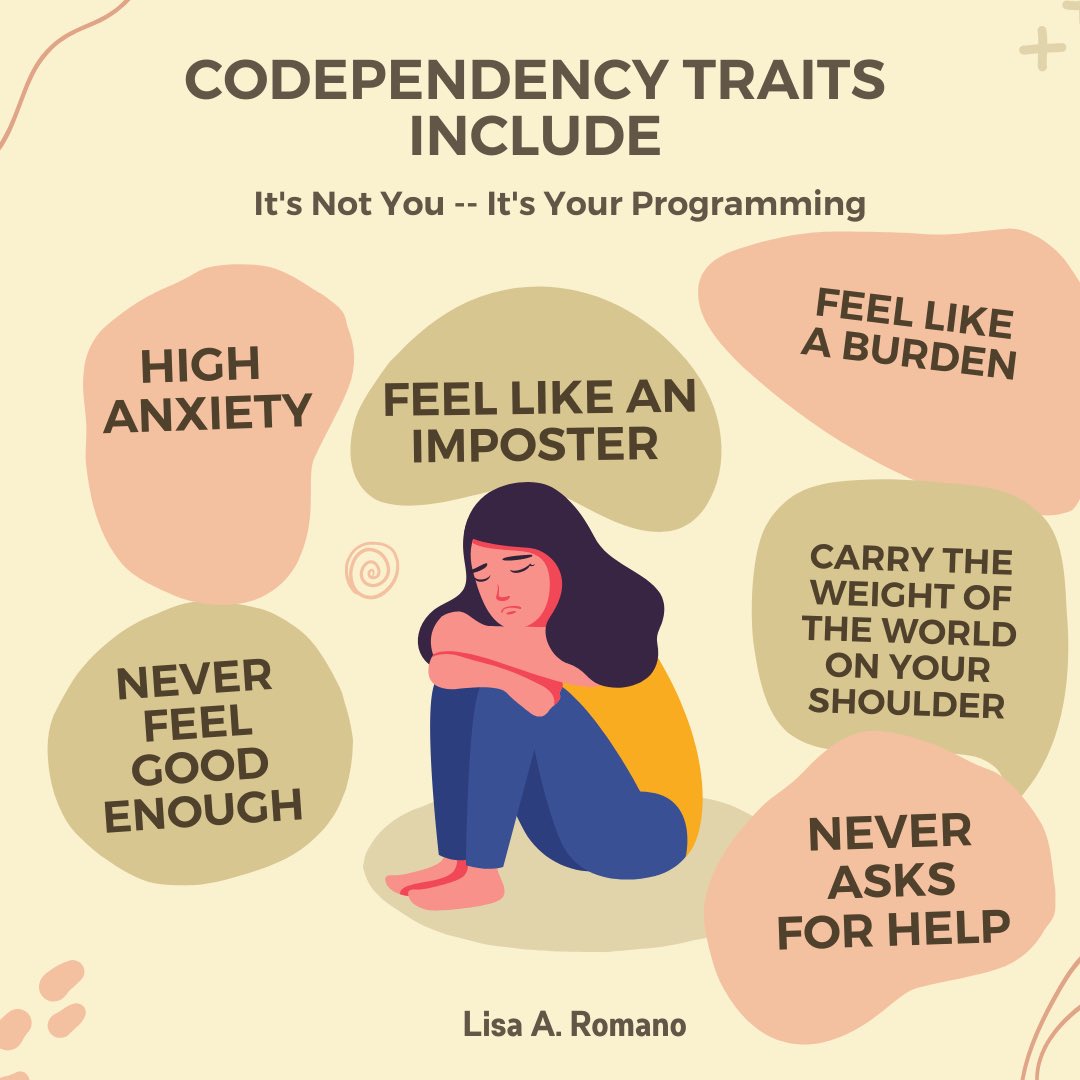 lisaaromano1's tweet image. If you’re codependent, your happiness and self worth are contingent on how well you can keep others happy. #codependent #authenticity #innerpeace