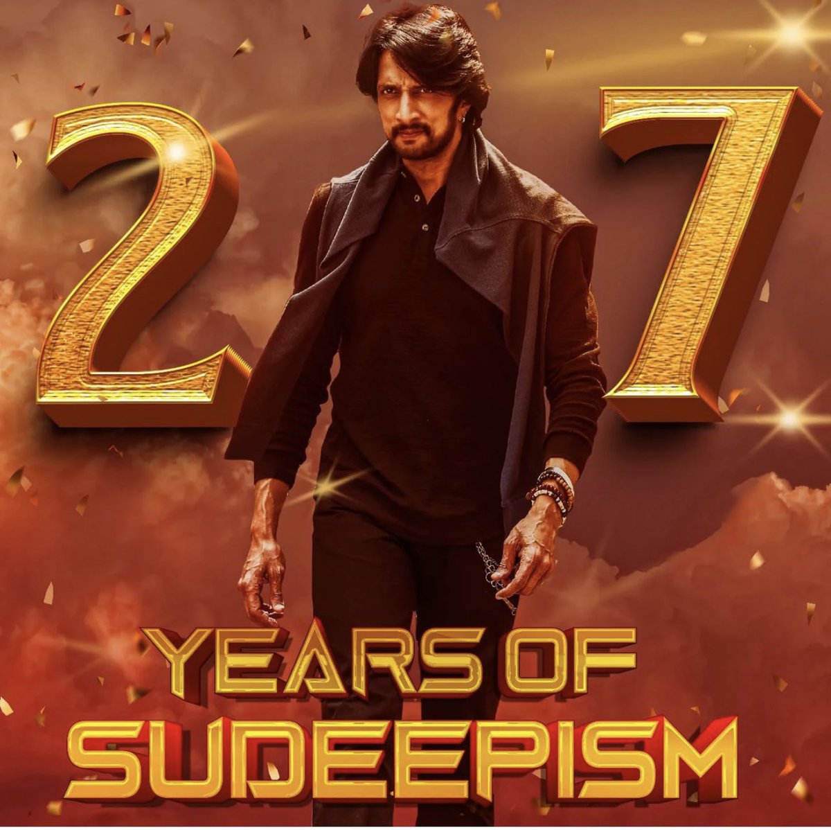 iswapnakrishna's tweet photo. Congratulations sir @KicchaSudeep 
#27YearsOfKichcha 💐 https://t.co/HNa0BRheM7