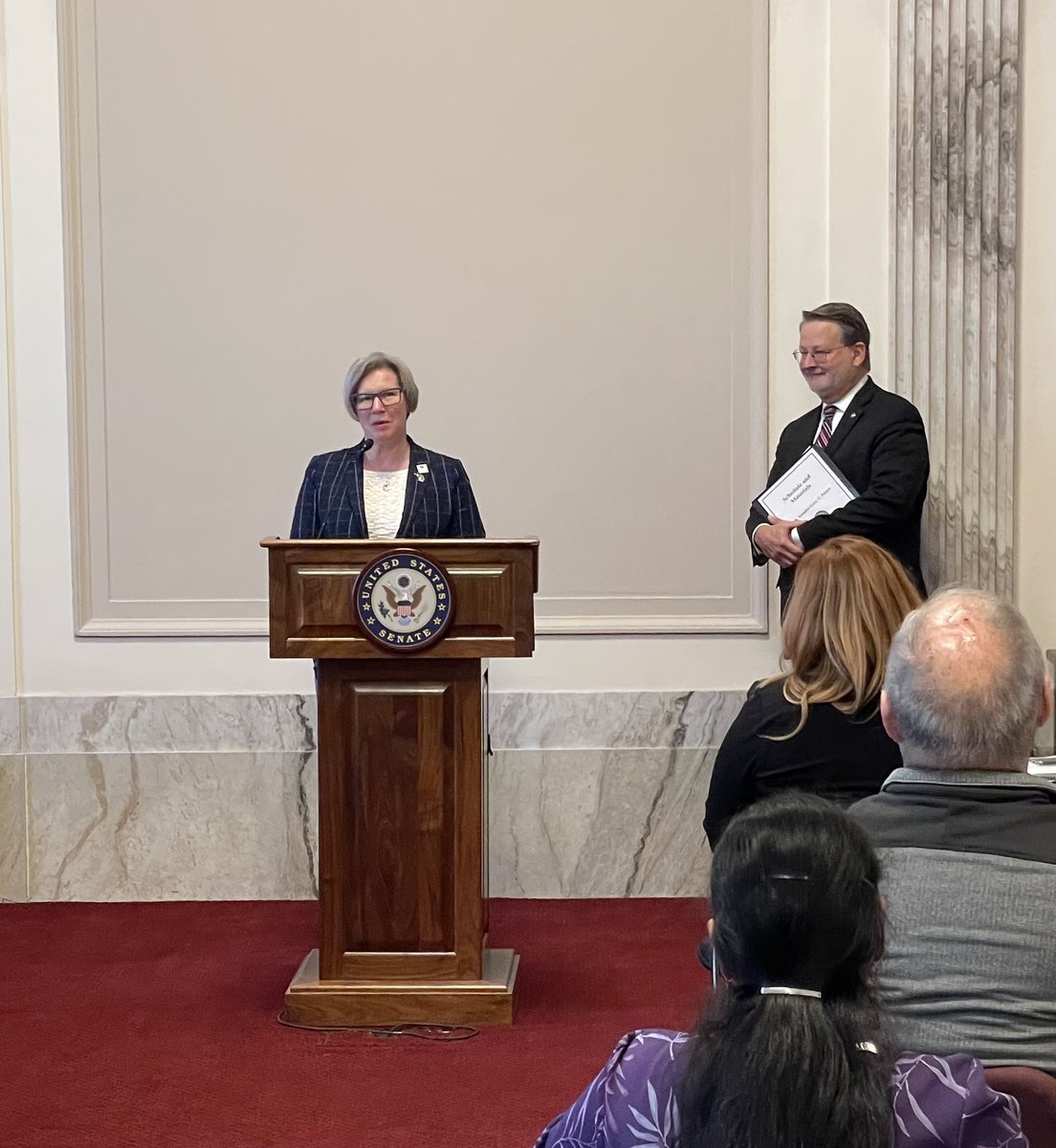 cutshawsmith's tweet image. Had the honor of introducing both of our US Senators to our school board members in DC today. One of the best parts of the weekend. #perksofthejob